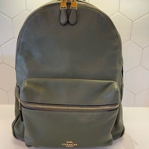Coach Pebbled Leather Backpack